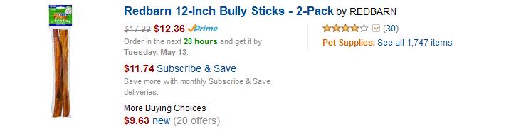 bully sticks for dogs review